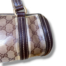Load image into Gallery viewer, Vintage Gucci Hysteria GG Crystal Canvas Boston Bag

