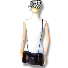 Load image into Gallery viewer, Vintage Longchamp Rabbit Fur Shoulder Bag – Made in France
