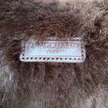 Load image into Gallery viewer, Vintage Longchamp Rabbit Fur Shoulder Bag – Made in France

