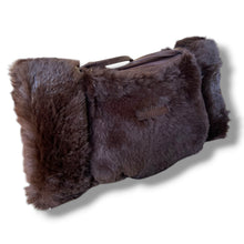 Load image into Gallery viewer, Vintage Longchamp Rabbit Fur Shoulder Bag – Made in France
