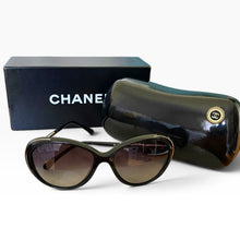 Load image into Gallery viewer, Vintage Chanel Oversized Oval Sunglasses

