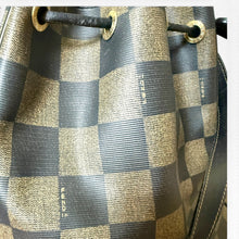 Load image into Gallery viewer, Vintage Fendi Pequin Stripe Bucket Bag with Matching Pouch
