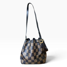 Load image into Gallery viewer, Vintage Fendi Pequin Stripe Bucket Bag with Matching Pouch
