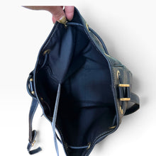 Load image into Gallery viewer, Vintage Fendi Pequin Stripe Bucket Bag with Matching Pouch
