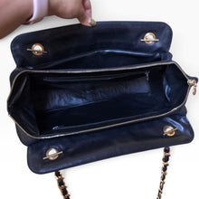 Load image into Gallery viewer, Vintage Chanel Quilted Leather Chain Shoulder Bag – Black
