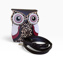 Load image into Gallery viewer, Kate Spade New York Blinx Leopard 3D Owl Crossbody Bag
