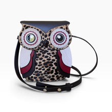Load image into Gallery viewer, Kate Spade New York Blinx Leopard 3D Owl Crossbody Bag
