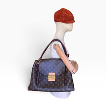 Load image into Gallery viewer, A Louis Vuitton Monogram Olympe Bag in Aurore
