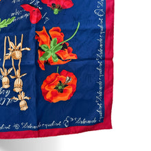 Load image into Gallery viewer, Nina Ricci Silk Botanical Scarf – Made in Italy
