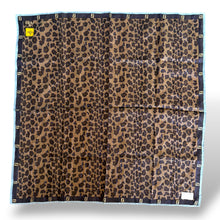 Load image into Gallery viewer, Fendi Leopard Logo Scarf – Silk &amp; Cotton Blend
