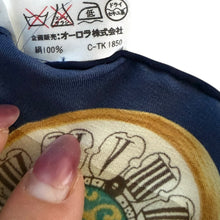 Load image into Gallery viewer, Vintage Nina Ricci Paris Silk “Pocket Watch” Scarf, Navy &amp; Gold
