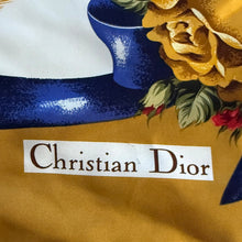 Load image into Gallery viewer, Christian Dior Vintage Silk Scarf – 90 x 90

