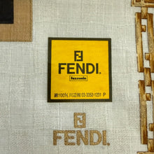 Load image into Gallery viewer, Fendi Vintage Cotton Logo Scarf – 50 x 50
