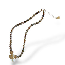 Load image into Gallery viewer, Baroque Pearl &amp; Peacock Freshwater Necklace
