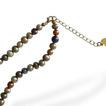 Load image into Gallery viewer, Baroque Pearl &amp; Peacock Freshwater Necklace
