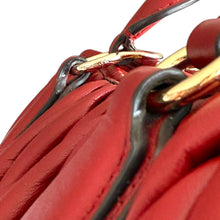 Load image into Gallery viewer, Coach Nikita Gathered Leather Satchel in Red, Late 2000s
