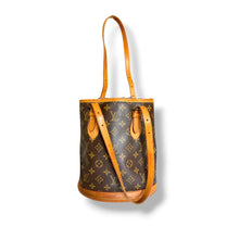 Load image into Gallery viewer, Louis Vuitton Monogram Petit Bucket PM with Original Pochette
