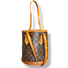 Load image into Gallery viewer, Louis Vuitton Monogram Petit Bucket PM with Original Pochette
