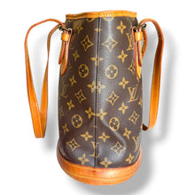 Load image into Gallery viewer, Louis Vuitton Monogram Petit Bucket PM with Original Pochette

