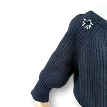 Load image into Gallery viewer, Christian Dior Cashmere Embellished Cropped Knit
