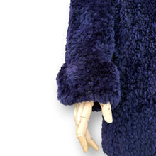 Load image into Gallery viewer, Vintage Paula Lishman Handwoven Purple Fur Coat – Handmade in Canada
