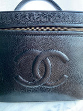Load image into Gallery viewer, Vintage Chanel Caviar Vanity Case (1996-1997)

