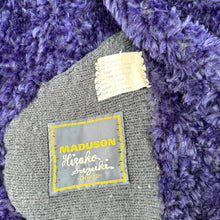 Load image into Gallery viewer, Vintage Paula Lishman Handwoven Purple Fur Coat – Handmade in Canada
