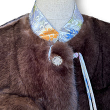 Load image into Gallery viewer, Dead Stock Mink &amp; Cashmere Jacket with Mandarin Trim
