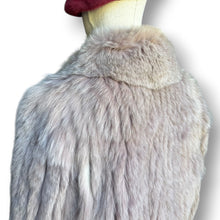 Load image into Gallery viewer, Vintage Rose-Tinted Fox Fur Coat
