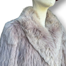 Load image into Gallery viewer, Vintage Rose-Tinted Fox Fur Coat
