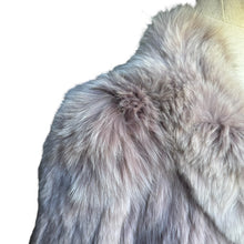 Load image into Gallery viewer, Vintage Rose-Tinted Fox Fur Coat
