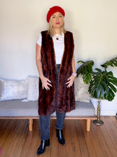 Load image into Gallery viewer, Vintage Extra Length Fur Gilet
