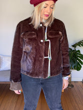 Load image into Gallery viewer, Dead Stock Mink &amp; Cashmere Jacket with Mandarin Trim

