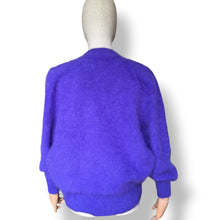 Load image into Gallery viewer, Stunning Vintage Angora Embellished Cardigan

