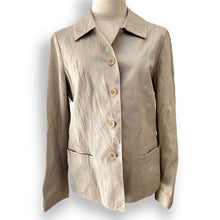 Load image into Gallery viewer, Stylish Beige Leather Shacket
