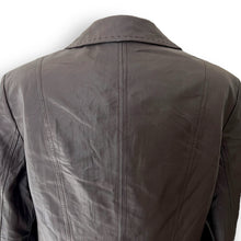 Load image into Gallery viewer, Gorgeous Chocolate Brown Leather Blazer
