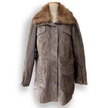 Load image into Gallery viewer, My Fave!! A Beautiful Milky Chocolate Coat with Fur Collar
