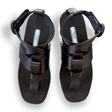 Load image into Gallery viewer, Vintage Prada Platform Sandals with Satin Bow
