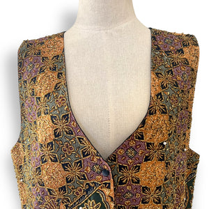 Vintage Handbeaded Indonesian Waistcoat