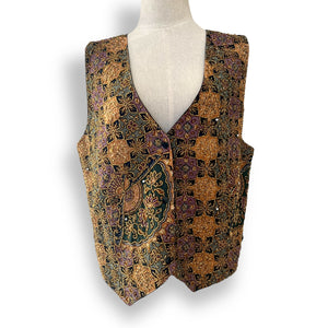 Vintage Handbeaded Indonesian Waistcoat