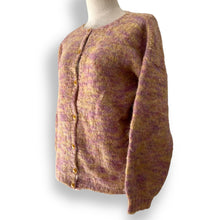 Load image into Gallery viewer, Vintage Pink Hand Knitted Cardigan
