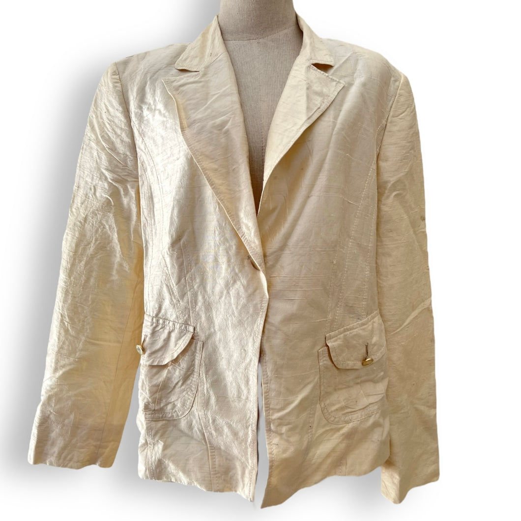 Vintage Silk Blazer