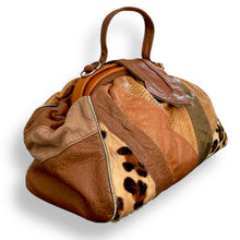 Load image into Gallery viewer, Stunning Vintage Patchwork Leather Bag

