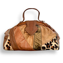 Load image into Gallery viewer, Stunning Vintage Patchwork Leather Bag

