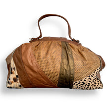 Load image into Gallery viewer, Stunning Vintage Patchwork Leather Bag
