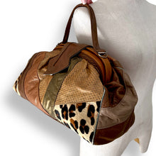 Load image into Gallery viewer, Stunning Vintage Patchwork Leather Bag

