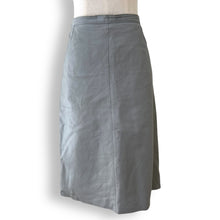 Load image into Gallery viewer, Vintage Grey Leather Skirt
