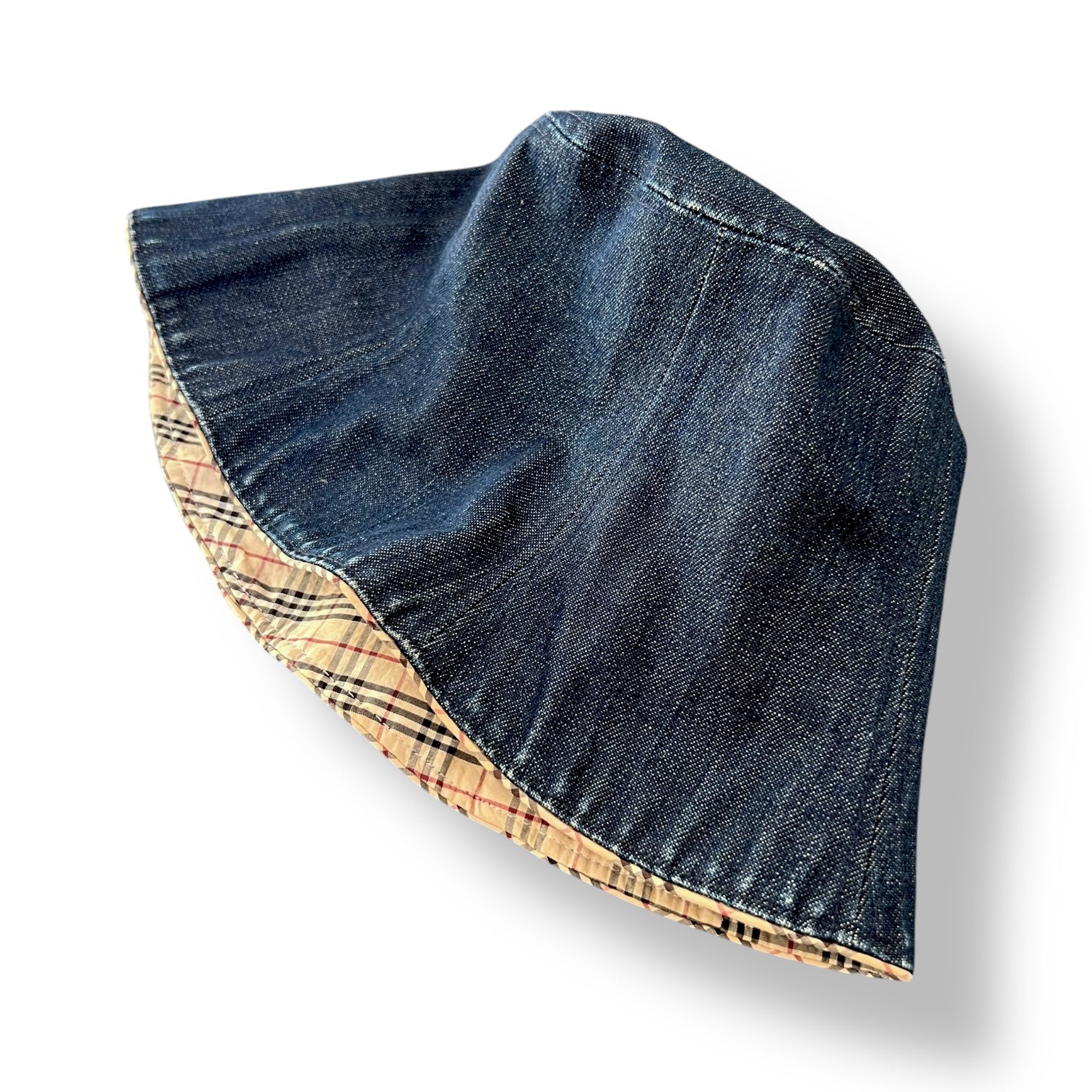NWT  Authentic Burberry graphic logo denim bucket hat Burberry Bucket Hats for Men for sale - eBay main image 4