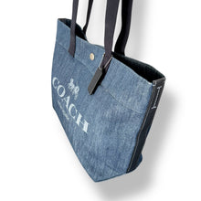 Load image into Gallery viewer, Vintage Coach Denim Logo Tote
