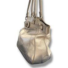 Load image into Gallery viewer, Aigner Champagne Gold Structured Tote
